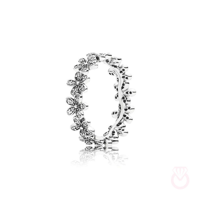 PANDORA ANILLOS mujer plateado  190934CZ