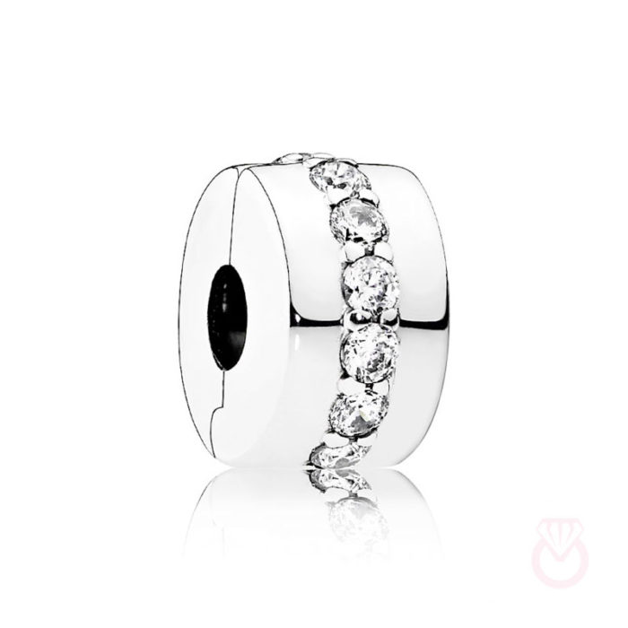 PANDORA CLIP mujer plateado  791972CZ