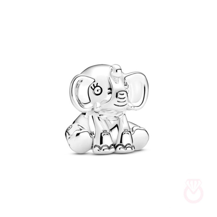 PANDORA Charm en plata de ley Elie el Elefante mujer plateado  799088C00