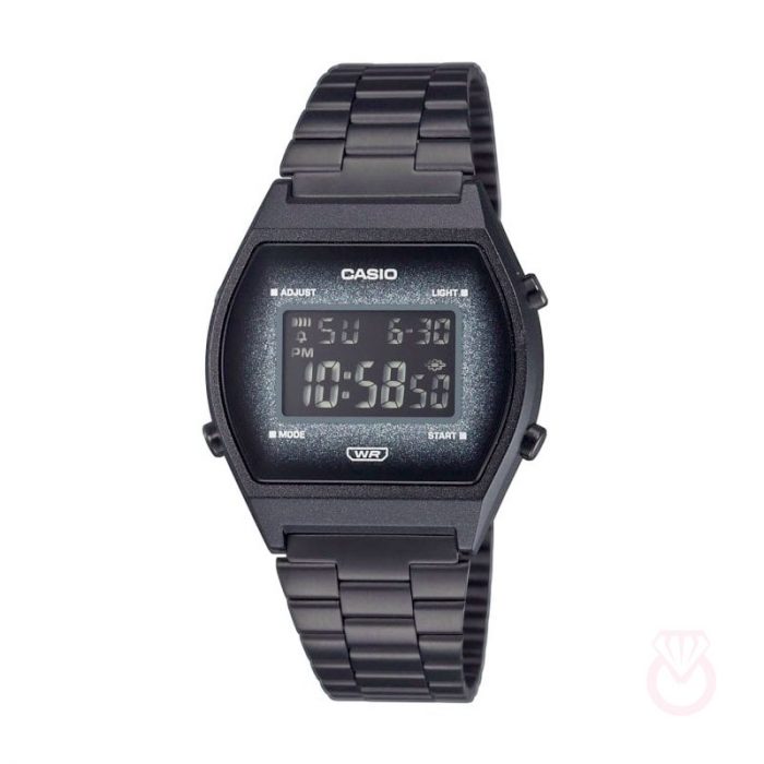 CASIO VINTAGE EDGY mujer negro acero B640WBG-1BEF