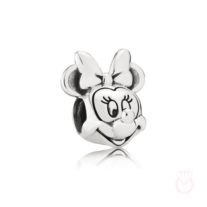 PANDORA Charm PANDORA en plata de ley Minnie mujer plateado  791587