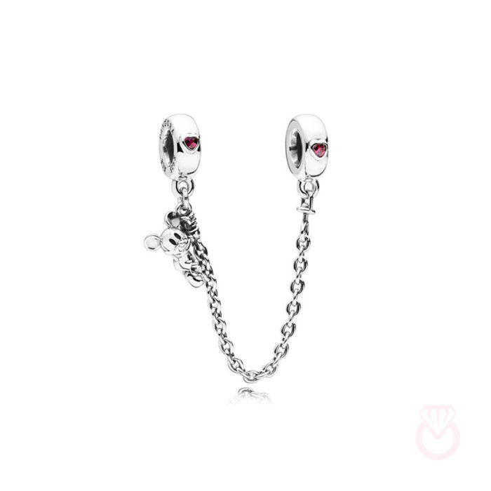 PANDORA Cadena de seguridad en plata de ley Mickey Escalador mujer plateado  797173CZR-05