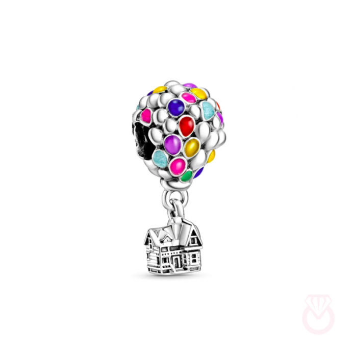 PANDORA Charm de la Casa y los Globos de Up de Disney mujer plateado  798962C01