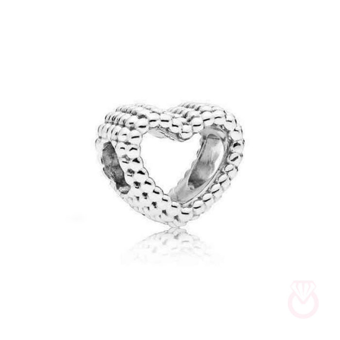 PANDORA Charm en plata de ley Corazón Moldeado mujer plateado  797516