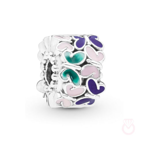 PANDORA Clip en plata de ley Mariposas mujer plateado  797863ENMX