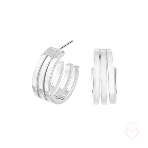 ITEMPORALITY Pendientes Santorini Plata mujer plateado  SEA-100-161-UU