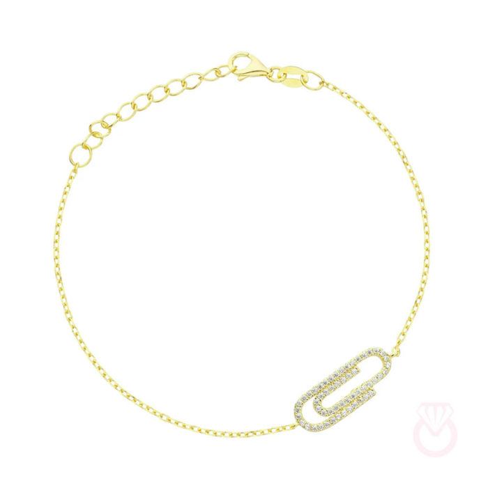 ITEMPORALITY Pulsera Clip Bañada en Oro mujer dorado  SBR-201-006-UU