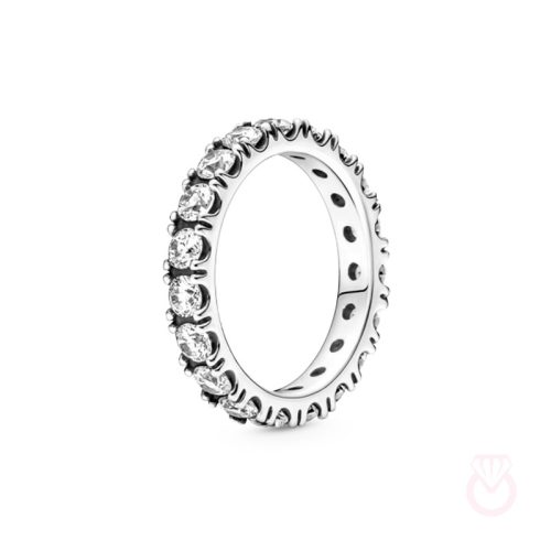 PANDORA Anillo Eternity Brillante mujer plateado  190050C01