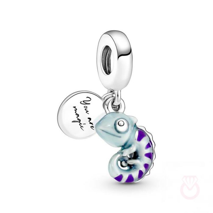 PANDORA Charm Colgante en plata de ley Camaleón Que Cambia de Color Pandora mujer plateado  791676C01