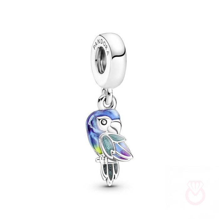 PANDORA Charm Colgante en plata de ley Loro Jungla del Paraíso Pandora mujer plateado  791679C01