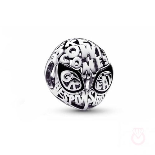 PANDORA Charm en plata de ley Máscara Spider-Man de Marvel  mujer plateado  792351C01