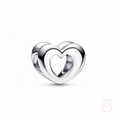 PANDORA Charm en plata de ley  Corazón Abierto Radiante  mujer plateado  792492C00